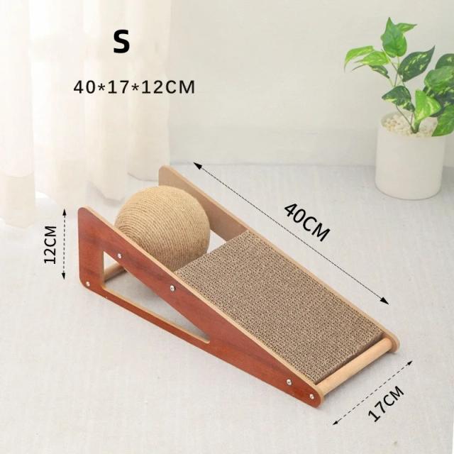 Placa Destacável e Arranhador Multifuncional para Gatos com Escalador e Proteção para Móveis
