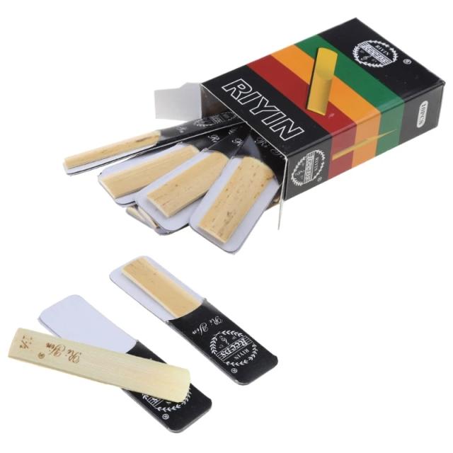 Palhetas Tradicionais para Clarinete - Forças 1.5 a 3.5, Ideais para Crianças e Adultos, Pacote com 10 Unidades