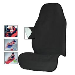 Toalha Car Seat Cover para Atletas, Fitness Gym, Corrida, Praia, Natação, Esportes aquáticos ao ar livre, Máquina lavável, Cor preta - Image 1