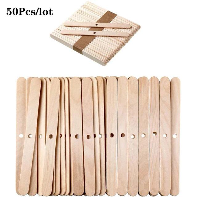 Conjunto de Pavios de Algodão Pré-Encerados para Velas - Baixo Fumo, Ideal para DIY, Disponível em Vários Comprimentos (8 a 20 cm) - 100 Peças