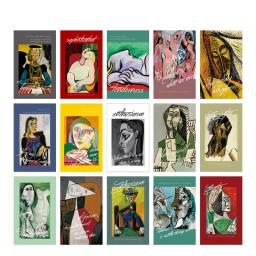 Retro Art Pintura Postais, Mensagem Lettercard, Desejo Postal Card, Cartão, Van Gogh Monet, Picasso Arte Presente, 15 folhas por lote - Image 4