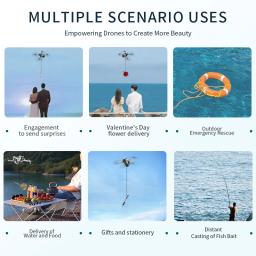 Sistema de Airdrop STARTRC Sensível à Luz Ar-Dropper, DJI Mini 4 Pro, Air 3 Drone, Presente De Pesca, Resgate, Entrega, Lançador - Image 6
