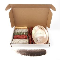 Palo santo incenso natural varas de madeira borbulhamento queimar fumegante vara sálvia smudge kit sala incenso aromaterapia yoga meditação - Image 1