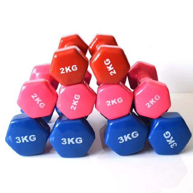 Conjunto de Halteres Antiderrapantes para Musculação - Pesos de 2kg, 2,5kg e 3kg para homens e mulheres, Ideal para Treinos em Casa 2023