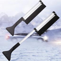 Ferramenta De Limpeza De Aço Inoxidável Extensível, Limpador De Pára-brisas Do Carro, Escova De Remoção De Neve, Pá De Neve, Vassoura, Acessórios De Limpeza - Image 2