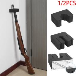 Wall Mount Armazenamento Rack para Armas, Espuma Suporte Armas, Rifle, Espingardas, Barrel Support, Airsoft Stand, Caça Acessórios, 1,2 Pcs - Image 1