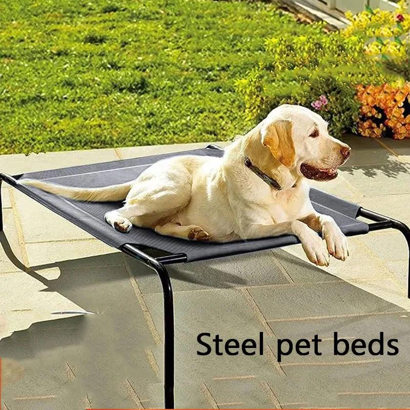 Pet Cama Elevada de Refrigeração Do Cão, Respirável, Portátil, Berços Elevados, Antiderrapante, Dobre, Interior, Exterior, Cat Kennel, Pet Supplies, Verão - Image 1