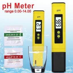Alta precisão PH Medidor de Qualidade da Água Tester, 0-14 Faixa de Medição, adequado aquário, Piscina, 0,01 - Image 1