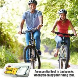 Kit de reparo de pneu de bicicleta, kit remendo com remendos vulcanizantes, para ciclismo, estrada e mountain bike, 32pcs - Image 6