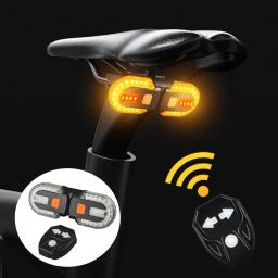 Iluminação Noturna Controle Remoto Destacável, Ciclismo Turn Signal, Acessórios De Bicicleta - Image 2