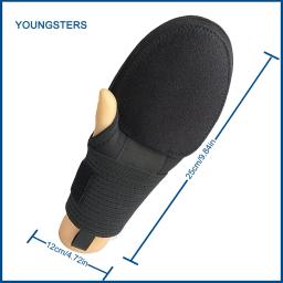 Luvas deslizantes de beisebol para adultos e jovens, luvas de softball respiráveis, suporte de pulso, proteção das mãos direita e esquerda, 1pc - Image 5