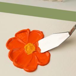 Conjunto de 7 faca de tinta a óleo, espátula para pintura do bolo, mini paleta, ferramenta de cozimento, ferramenta de escultura - Image 4