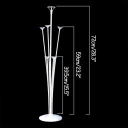 Balões de luz led suporte brilho led balão coluna para chá de bebê festa de aniversário decoração casamento ballon suporte acessórios - Image 4