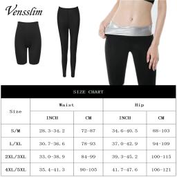 Calças de sauna fitness exercício emagrecimento leggings compressão suor shorts treino cintura trainer thermo trimmer para mulheres - Image 2