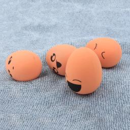 Bola de ovo de borracha elástica para mastigação molar, não tóxico, interativo, fofo, rosto, treinamento, molar, mordida de dentes, suprimentos para cães engraçados - Image 3