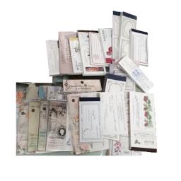 Papel de fundo de folhas soltas, bloco de memorandos material aleatório, conjunto de scrapbooking, presente surpresa, 500g, pacote 8-12 - Image 6