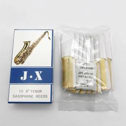 Palhetas para saxofone, força 2.5, para alto soprano tenor sax clarinete, profissionais, instrumentos musicais para iniciantes, com 10 peças - Image 4