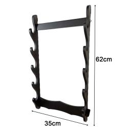 Horizontal Samurai Rack Decoração, Suporte Clássico, Não Suporte Espada Hardware - Image 6