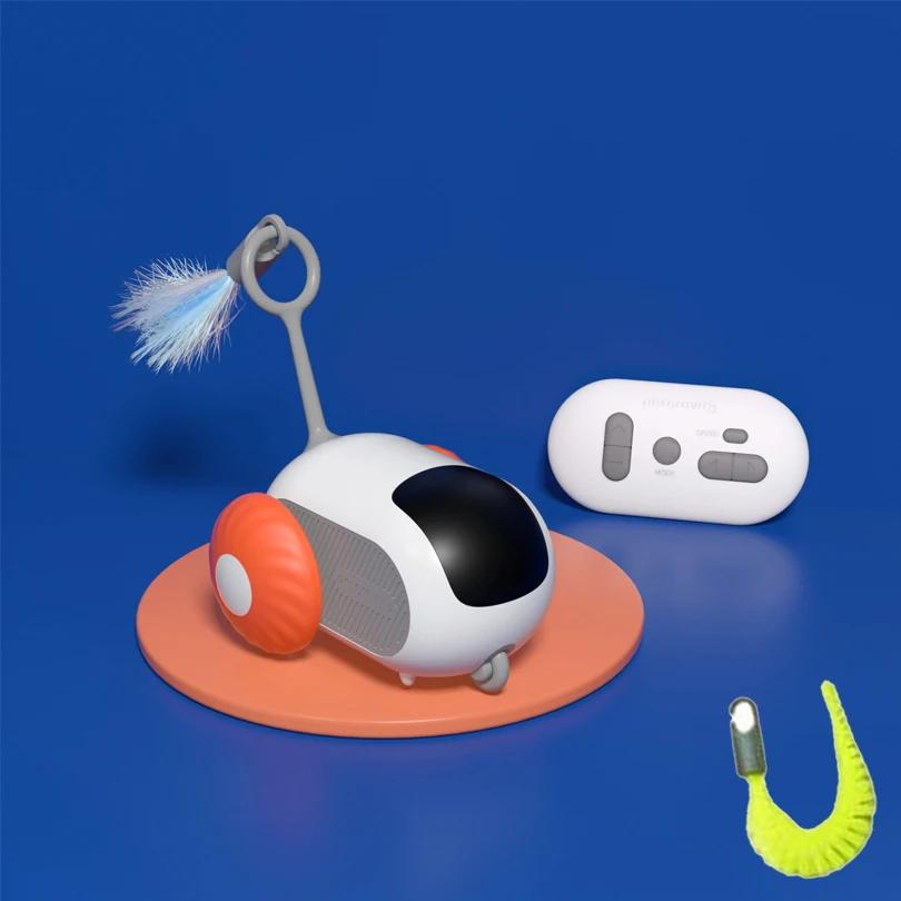 Brinquedo de carro interativo para gatos e cães, Movimento automático, Rato remoto, Brinquedos de bola de Kitty Indoor, Carro controlado para brincar, Treinamento, Smart Interactive - Image 1
