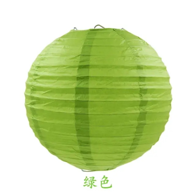 Lanterna de Papel Chinesa Redonda de 10cm para Decoração de Festas e Casamentos DIY
