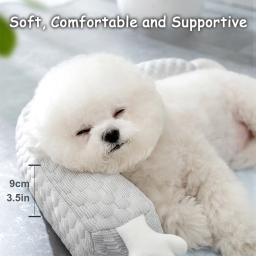 Esteira retangular para cão, almofada com design travesseiro, memória esponja, legal, para o cão - Image 5