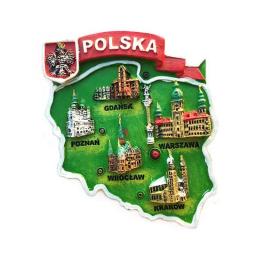 Ímãs de geladeira 3d da europa, polónia, turismo, lembrança, ímãs de geladeira, coleção de adesivos, artigos de decoração de artesanato - Image 2