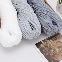 Fio de seda de gelo para pulseira tecida à mão, fio trançado, fio de crochê para artesanato DIY, saco de gancho e chapéu, 200g - Image 3
