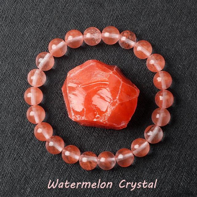 Pulseira Energética de Fluorita para Yoga e Meditação - Jóia Unissex em Tamanhos 6mm e 8mm, Presente Ideal com Pedras Naturais