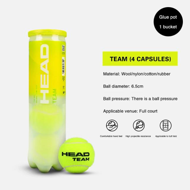 Bolas de Tênis Profissionais 4B TEAM 3 Tour X - Alta Elasticidade e Durabilidade Excepcional