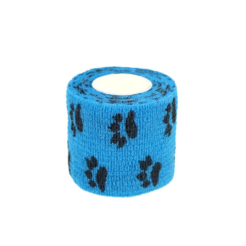 24 rolos de bandagem elástica para animais de estimação, bandagem autoadesiva para cães, gatos, cavalo, fita esportiva autoadesiva não tecida para joelho e tornozelo - Image 1