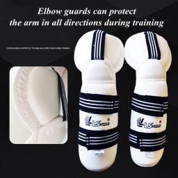 Esportes Protetores de Taekwondo Karate Boxe Artes Marciais Sanda One-time Braço com cotovelo Shin Guards PU + EVA Material de proteção - Image 4