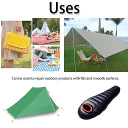 Tent Tarp Patch Toldo Buraco Scratch Repair Acessórios, Auto-adesivo, Transparente, impermeável, TPU, Anel de Natação - Image 2