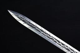 Espada Verdadeira em Aço Inoxidável, Arma Relâmpago do Guerreiro, Guerreiro Antigo, Filme Americano, Artes Marciais Katana, 99cm - Image 6