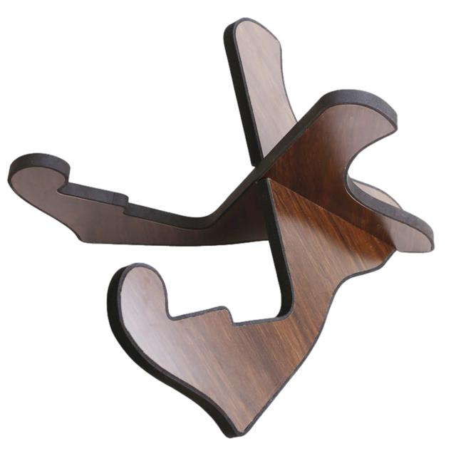 Suporte de Guitarra Universal de Madeira X-Frame para Instrumentos Elétricos e Acústicos - Portátil e Elegante