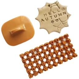 Alfanumérico Stamping Tools Combinação, Cerâmica e Cerâmica, Ferramentas de Modelagem Argila, French Earring Cutting Mold, DIY - Image 5