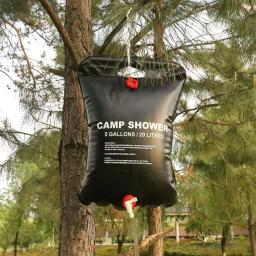 Saco De Chuveiro Solar Dobrável, Saco De Água De Banho Ao Ar Livre, Camping, Sun Compact Heated Shower Bags, Esfregando Acessórios Para Piscina, 5-20L - Image 2
