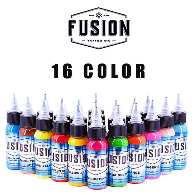 Conjunto de 16 Cores de Tinta de Tatuagem Permanente - 30ml de Pigmentos de Alta Qualidade