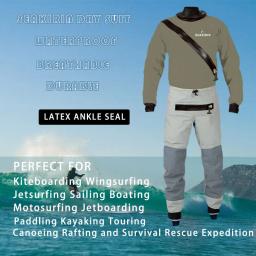 Trajes secos de látex surf masculino, juntas do tornozelo para Kitboarding, windsurf, Motosurfing, esqui aquático - Image 6