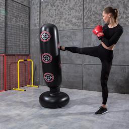 Saco De Boxe Inflável, Suporte De Perfuração, Exercício De Alívio De Pressão, Equipamentos De Fitness, Treinamento De Muay Thai - Image 3