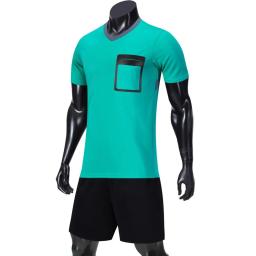 Camisa de futebol personalizada masculina, uniforme de árbitro de futebol, camisa de treinamento masculina, infantil, 2022 - Image 4