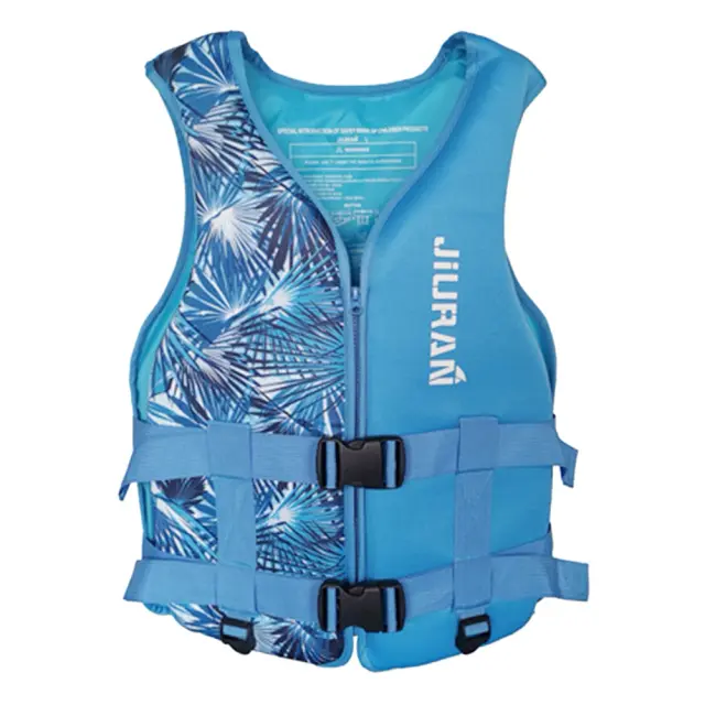 Colete de segurança ajustável em neoprene, ideal para esportes aquáticos e atividades ao ar livre, resistente e macio