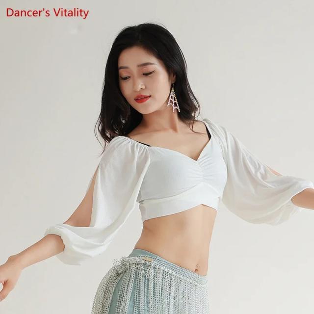 Roupas de Dança do Ventre: Blusa Fina e Confortável para Prática Diária e Performance Exótica
