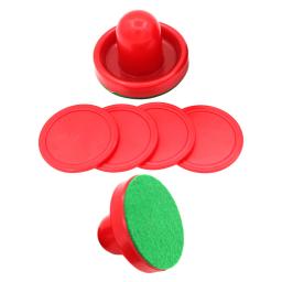 Mesa portátil Air Hockey Pucks, pás substituição, jogo suprimentos, 1 conjunto - Image 6