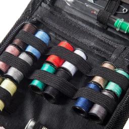 Portátil Mini Costura Box Set, Kit De Costura, Sacos De Armazenamento, Organizador De Diversos, Ferramentas Home, 12 Agulhas - Image 4