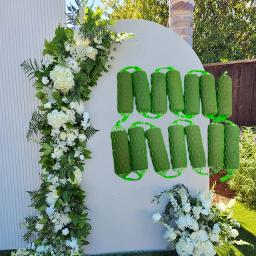 14 pçs casamento floral espuma guirlanda flores esponja blocos kit de absorção flor titular arco porta floral artesanato tijolos de espuma seca - Image 5