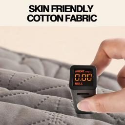 Topper de colchão à prova d'água com faixa elástica, protetor acolchoado, colcha, capa de colchão de inverno para cama de solteiro/duplo 140/160 - Image 4