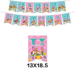 Espírito cavalo tema festa suprimentos decoração copo de papel placa guardanapos bolo topper balão chuveiro do bebê crianças aniversário favores - Image 6