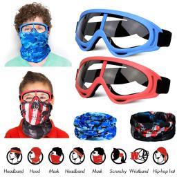 Óculos de proteção/óculos de segurança/óculos de motocicleta compatíveis com armas Nerf para crianças adolescentes jogo batalha ao ar livre - Image 4