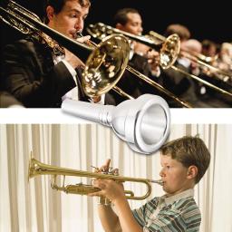 Alto Trombone cobre bocal, bocal peças de reposição, Brass Instrument Acessórios, 61 2AL - Image 6