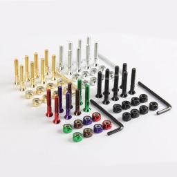 Parafusos para caminhões de skate m5x2 5/29/32/38/44/50mm, parafusos de montagem, antiferrugem, durável, ponte, porcas, reparo de rodas de caminhão de skate - Image 1